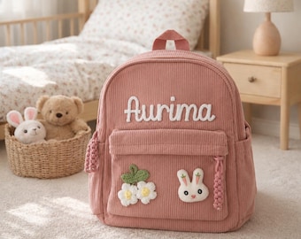 Custom Toddler backpack,Personalized Mini Backpack, Toddler Gift, Back to school gift, Toddler Backpack,Preschool Backpack,Custom School Bag