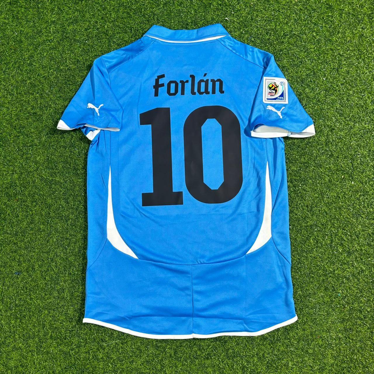 Diego Forlán - Uruguay 2010 South Africa World Cup Blue Retro