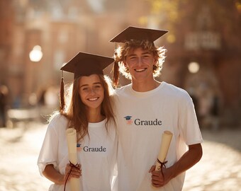 Claude AI Parody Graduation Shirt Funny Tech Gift for Graduate Computer Science Senior Graude Tee