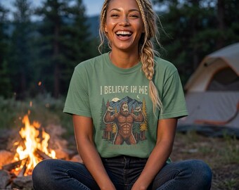 Camiseta Bigfoot I Believe In Me, Camiseta Comfort Colors Sasquatch Life