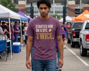 Camiseta de fútbol americano de fantasía, camiseta "Lo puse de descanso dos veces", camiseta de humor deportivo