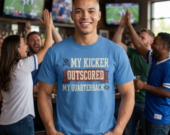 Camiseta divertida de fútbol americano de fantasía para pateadores y mariscales de campo, de Comfort Colors Sports Humor Shirt