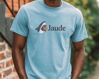 Claude AI Parody Shirt Funny Shark T-Shirt Gift for Tech Lover Ocean Lover Software Engineer Jaude