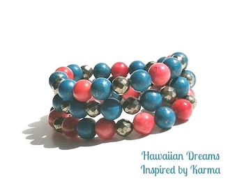 Hawaiian Dreams - Pyrite Turquoise, Pyrite