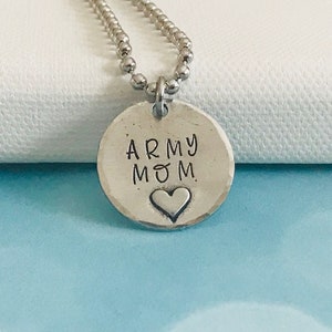 Army Mom Necklace,US Army Necklace,Proud Army Mom,Military Mom,Personalized Necklace,Military gifts,Military Gifts,Military Jewelry,Soldier