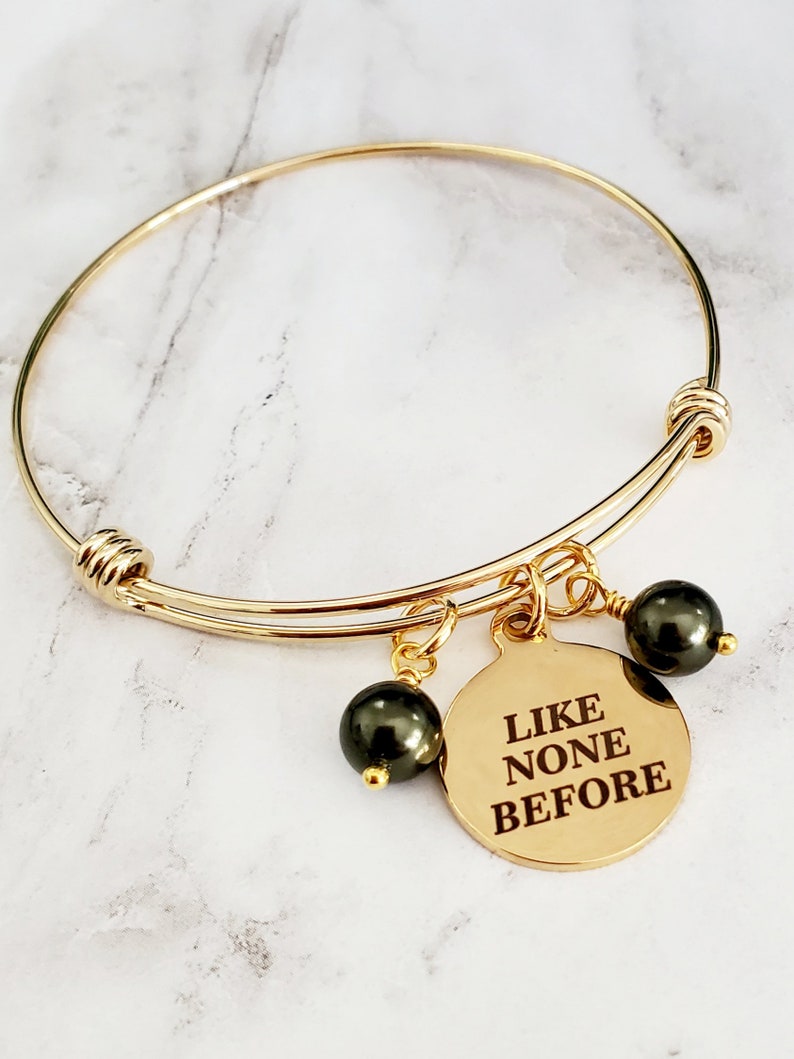 USMA 2024 Class Motto Charm Bangle Bracelet Like None Before Etsy