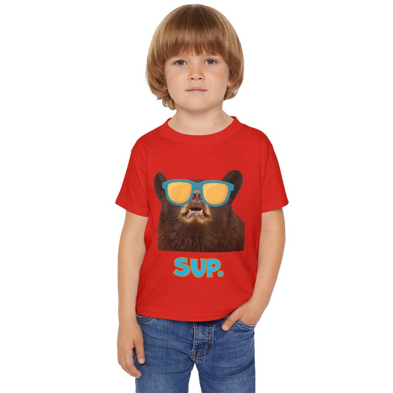 Maglietta per neonati e bambini con orsetto super cool immagine 17