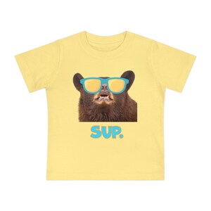 Maglietta per neonati e bambini con orsetto super cool immagine 3