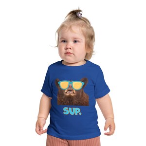 Maglietta per neonati e bambini con orsetto super cool immagine 9