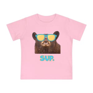 Maglietta per neonati e bambini con orsetto super cool immagine 6