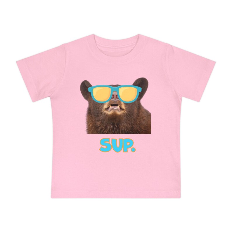 Maglietta per neonati e bambini con orsetto super cool immagine 6
