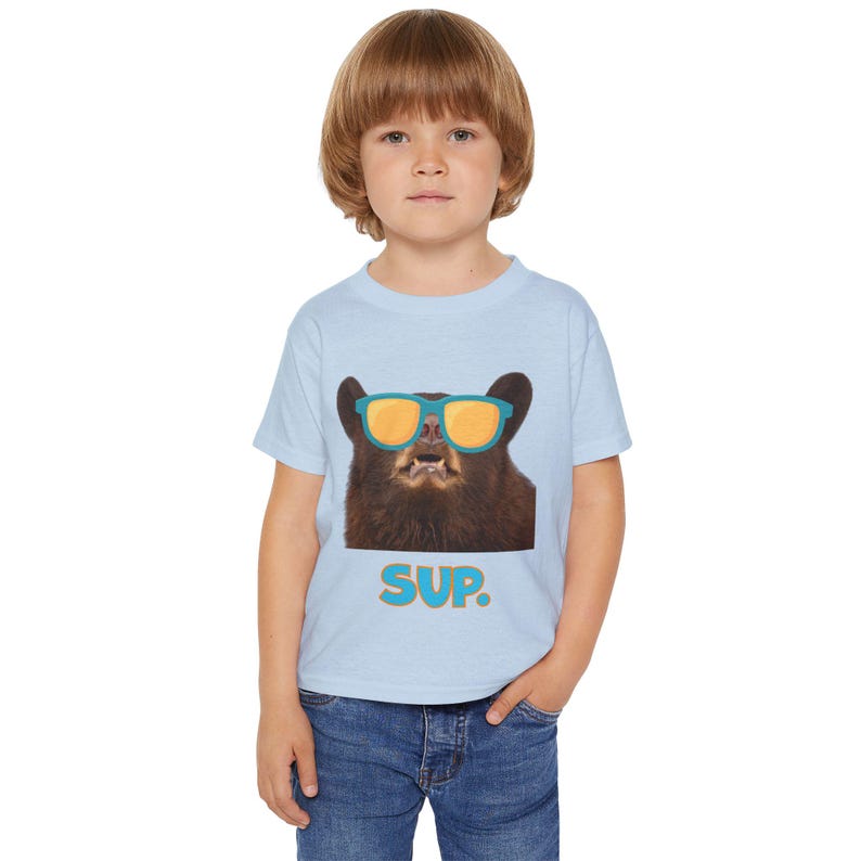 Maglietta per neonati e bambini con orsetto super cool immagine 13