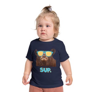 Maglietta per neonati e bambini con orsetto super cool immagine 10