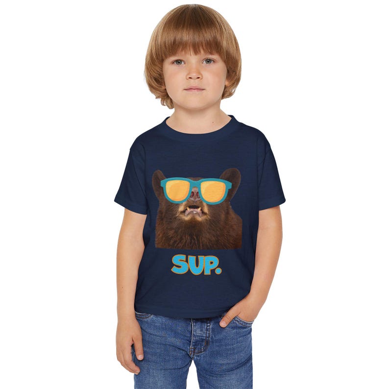 Maglietta per neonati e bambini con orsetto super cool immagine 15