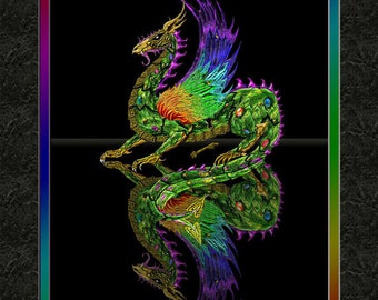 Clockwork Dragon 8x10 Print