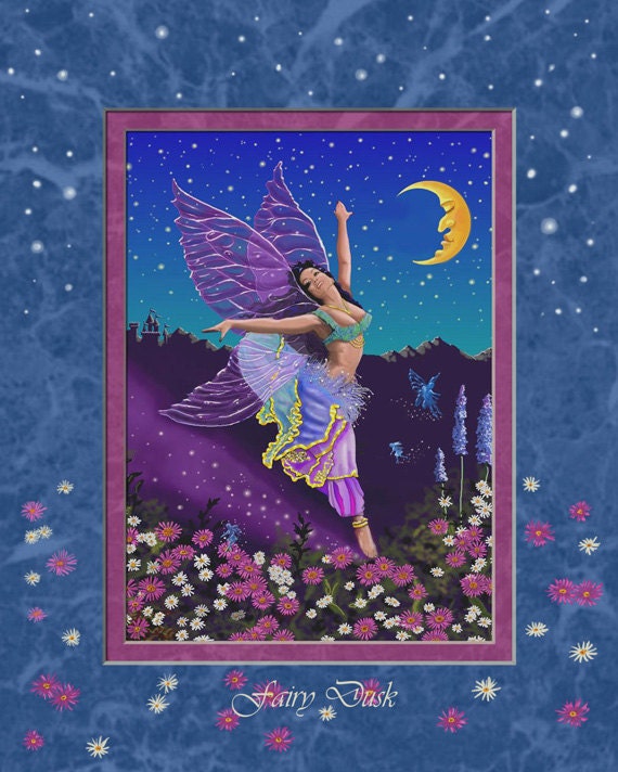 Fairy Dusk 8x10 Print Fairy Art Fairy Print Fairy Dancer Etsy