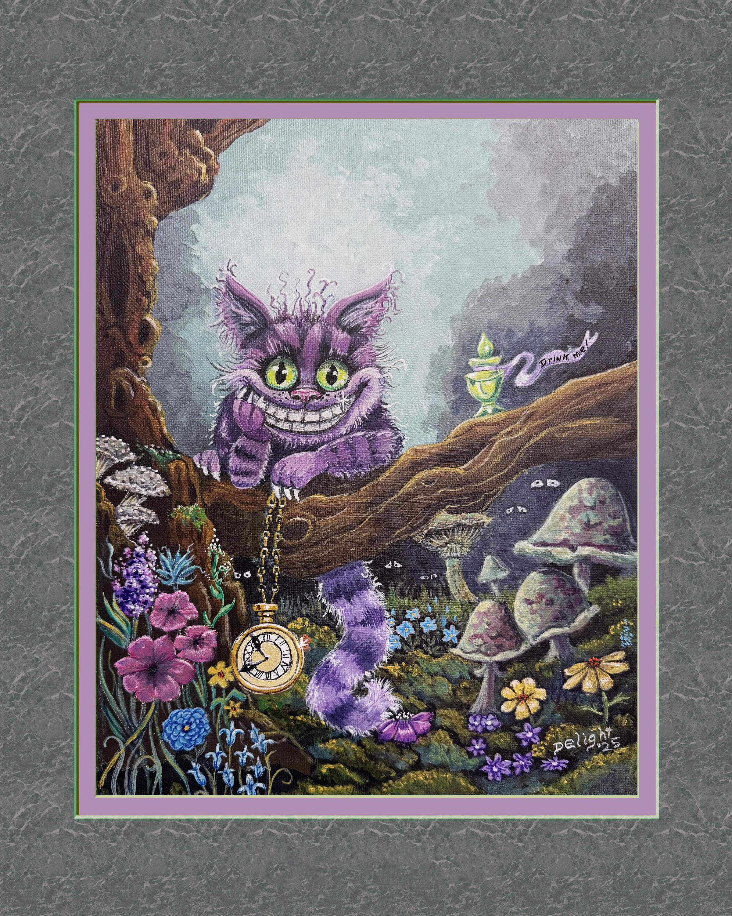 The Time Keeper, 8x10 Frame Size, Double Faux Mat, Frame Ready