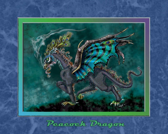 Dragon De Paon Magnifique Dragon Turquoise Magnifique Dragon Etsy Dragon De Paon Magnifique Dragon Turquoise Magnifique Dragon Etsy