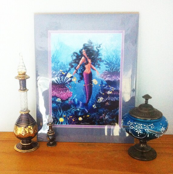 Coral Fairies. 11x14print, Double Matted, Limited Edition