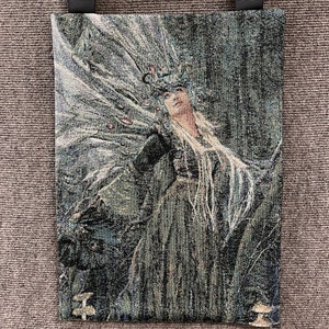 The Dryad. A 13x18 inch tapestry