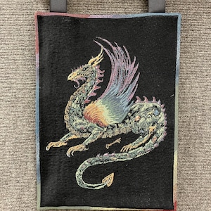 Clockwork Dragon Tapestry