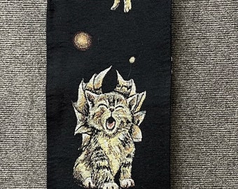 Tapestry, Tapestry wall hanging, 3 kitten Bell Pull Tapestry 8x38