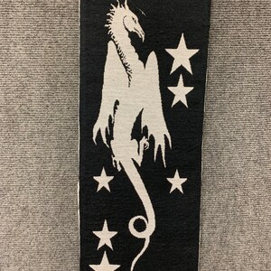 Tapestry dragons, yin yang dragons, dragon tapestry, black and white dragons bild 2