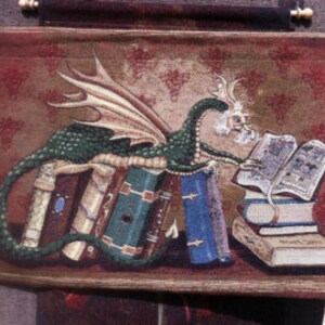 The Librarian. A wise dragon