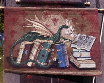 The Librarian. A wise dragon