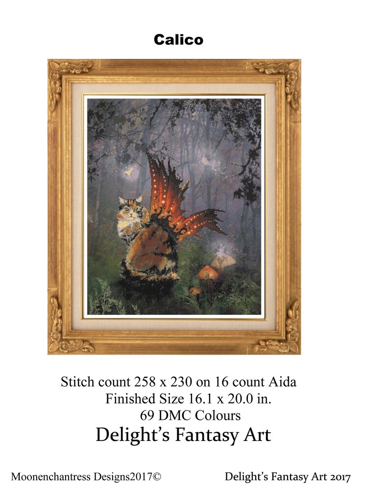 Cat Cross Stitch Calico Cat Calico Cross Stitch Calico Cat - Etsy Ireland