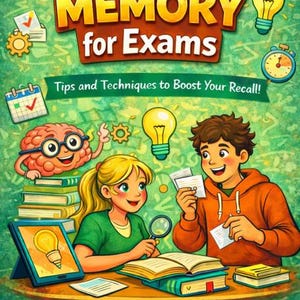Master Your Memory Revision Workbook for Exams | Study Skills, Recall Techniques (Digital Download)
