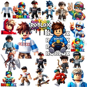 Roblox, Roblox Svg, Roblox png, Robox Svg Bundle, Gaming Svg-filer för Cricut, Roblox flickor svg, Roblox pojke svg, Roblox clipart, Roblox typsnitt, spel
