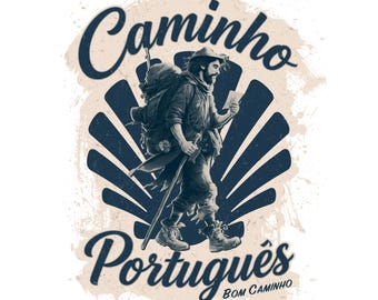 Nomad Seeker T-Shirt | Camino Portuguese Pilgrim Tee | Spiritual Traveller Gift | Camino de Santiago Shirt