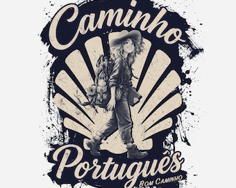 Free Spirit T-Shirt | Camino Portuguese Pilgrim Tee | Spiritual Traveller Gift | Camino de Santiago Shirt