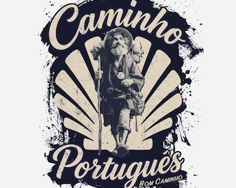 Soul Pilgrim T-Shirt | Camino Portuguese Pilgrim Tee | Spiritual Traveller Gift | Camino de Santiago Shirt