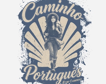 The Seeker T-Shirt | Camino Portuguese Pilgrim Tee | Spiritual Traveller Gift | Camino de Santiago Shirt