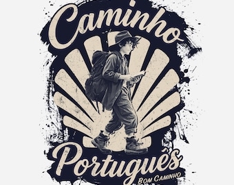 The Chronicler T-Shirt | Camino Portuguese Pilgrim Tee | Spiritual Traveller Gift | Camino de Santiago Shirt