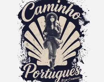The Seeker T-Shirt | Camino Portuguese Pilgrim Tee | Spiritual Traveller Gift | Camino de Santiago Shirt