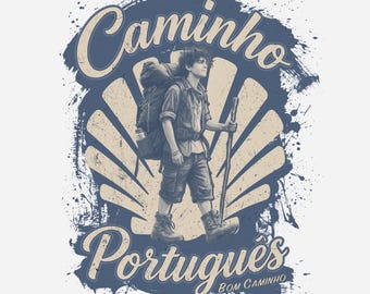 Young Pathfinder T-Shirt | Camino Portuguese Pilgrim Tee | Spiritual Traveller Gift | Camino de Santiago Shirt