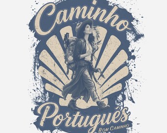 Soul Wanderer T-Shirt | Camino Portuguese Pilgrim Tee | Spiritual Traveller Gift | Camino de Santiago Shirt