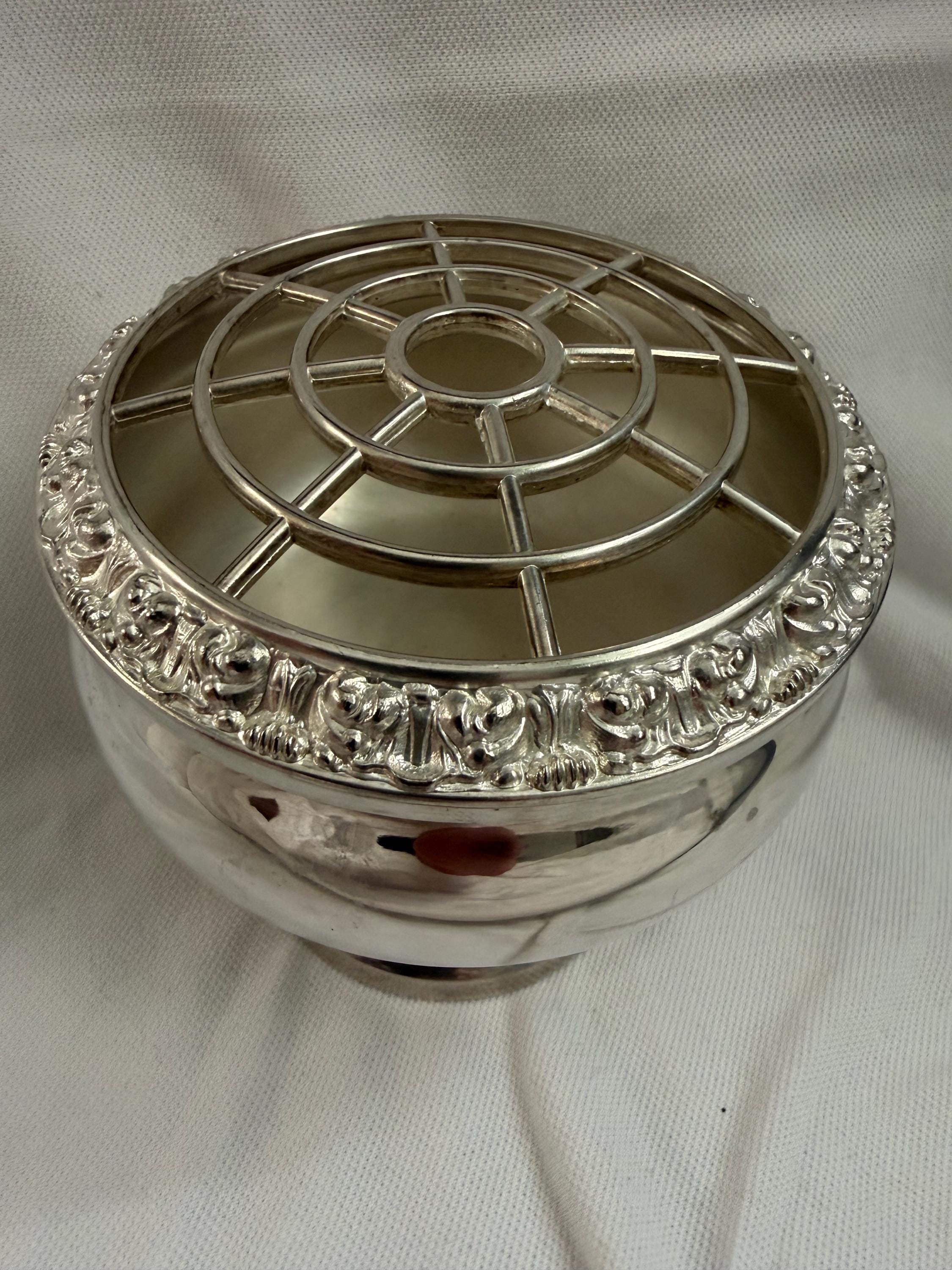 Silver rose bowl - Etsy 日本