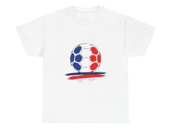 Camiseta de aficionado al fútbol francés / Camiseta tricolor de seguidor del fútbol