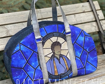 Lando Travel Bag - Betty bowler bag - Maleta estilo vintage Bolso de viaje nocturno galaxia muy muy lejana