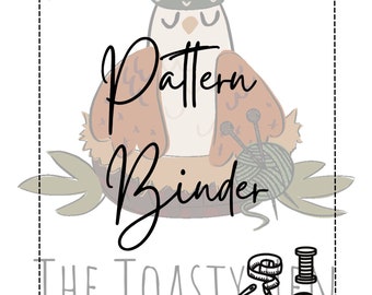Sewing Book Pattern Binder PDF digital download