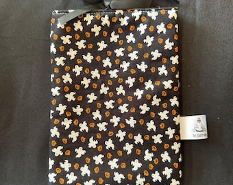 Kindle e-reader book sleeve case pouch - pumpkin ghost spooky season fall autumn halloween boo