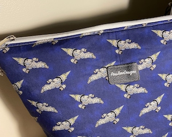 Project Bag for Knitting | Crochet | Embroidery | Cross Stitch | Sewing |  Shiny Firefly Serenity