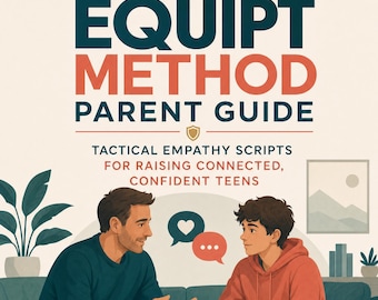 The Equipt Method Parent Guide | Tactical Empathy Parenting Scripts | De-Escalation Framework | Family Communication Workbook PDF