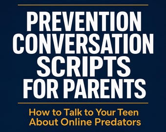 How to Talk to Teens About Online Predators | Parent Conversation Scripts | Teen Digital Safety Guide | Internet Safety Rules
