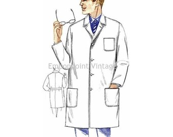 Lab Coat Pattern | Etsy