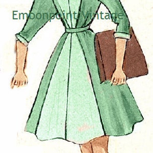 Plus Size or any size Vintage 1949 Girls' School Uniform Sewing Pattern PDF Pattern No 110 Polly 1940s 40s 1950s 50s image 3